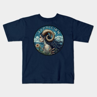 ZODIAC Capricorn - Astrological CAPRICORN - CAPRICORN - ZODIAC sign - Van Gogh style - 20 Kids T-Shirt